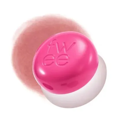 Бальзам для губ и щёк кремовый fwee Lip and Cheek Blurry Pudding Pot PK02 Skirt персиково-розовый, 5 г