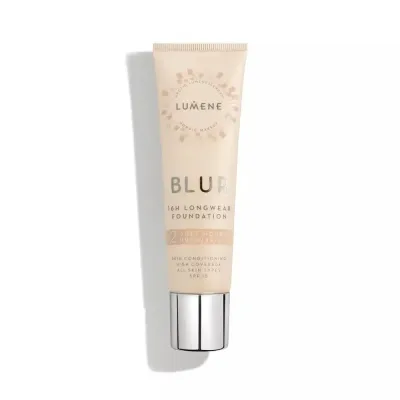 Тональный крем Lumene Blur 16H оттенок 2 Soft Honey SPF 15 стойкий матирующий, 30 мл