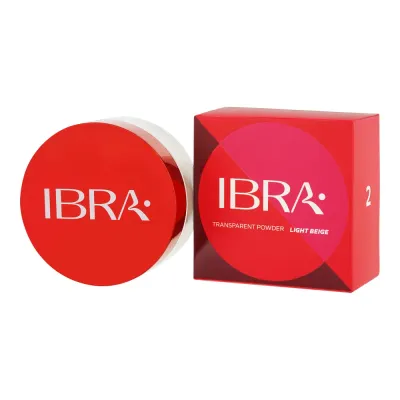 Пудра для лица Ibra Makeup рассыпчатая транспарентная матирующая, оттенок nr 2, 12 г