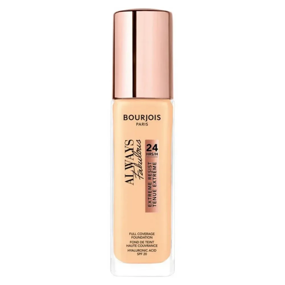 Тональный крем Bourjois Always Fabulous 120 Light Ivory плотное покрытие, полуматовый финиш, 30 мл