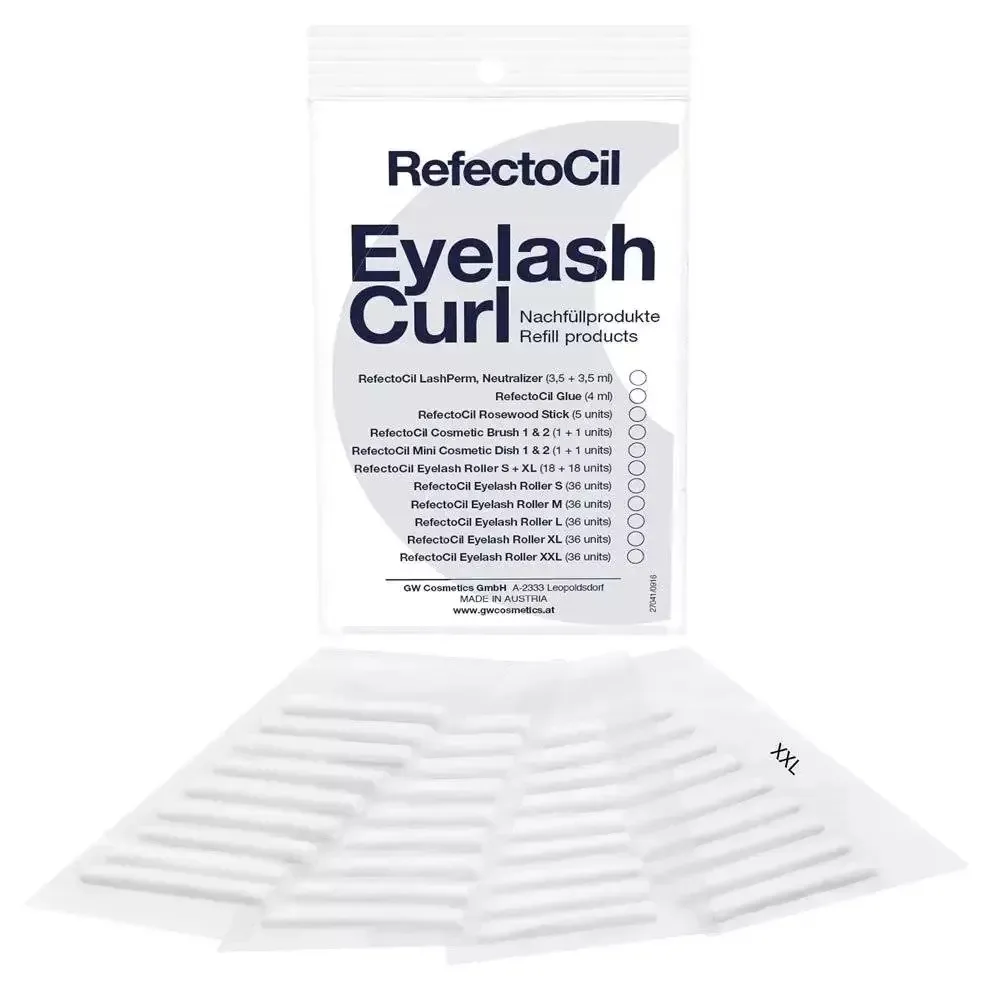Валики для завивки ресниц RefectoCil Refill размер XXL профессиональные, 36 шт