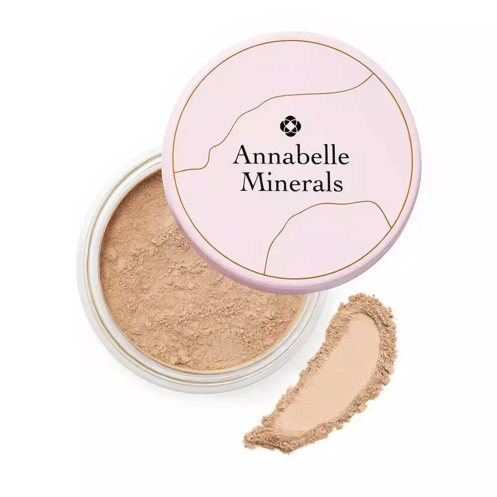 Основа тональная Annabelle Minerals Pure Light минеральная рассыпчатая, сияющий финиш, 4 г