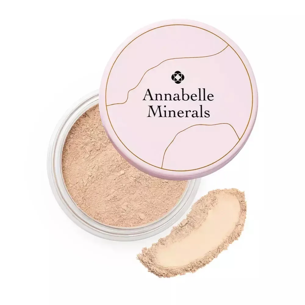 Тональная основа Annabelle Minerals минеральная рассыпчатая, плотное покрытие, оттенок Sunny Sand, 4 г