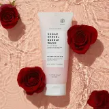Скраб для тела Voesh Sugar Scrub + Bubble Wash Blossom Bliss сахарный, 2 в 1 с гелем для душа, цветочный, 210 г — фото 3