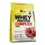 Протеин сывороточный Olimp Sport Nutrition Whey Protein Complex 100% порошок, вкус клубники, для набора белка, 700 г — фото 1