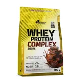 Протеин сывороточный Olimp Sport Nutrition Whey Protein Complex 100% порошок, вкус двойного шоколада, WPC и WPI, 700 г — фото 1