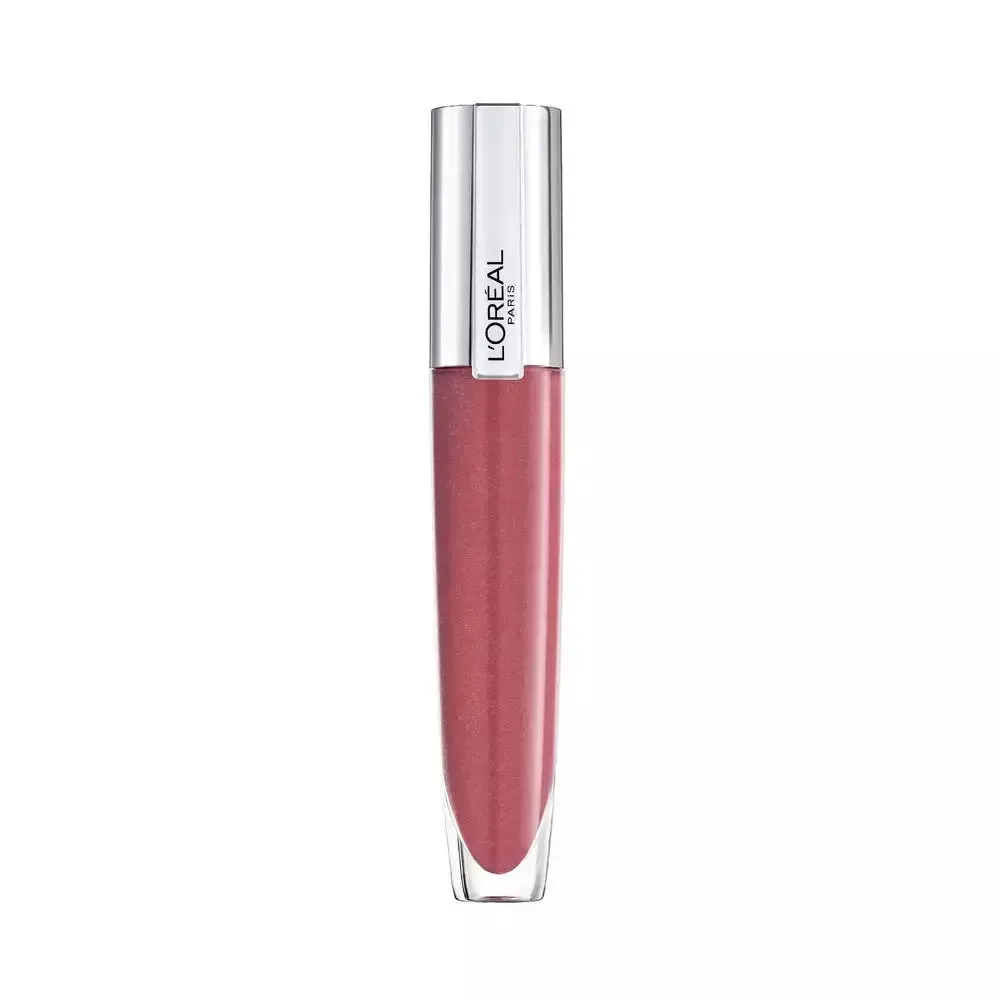 Блеск для губ L'Oreal Paris Brilliant Signature Plump-In-Gloss увлажняющий с эффектом объема, тон 412 Heighten, 7 мл