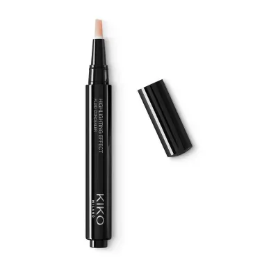 Консилер для лица KIKO Milano Highlighting Effect Fluid Concealer жидкий сияющий, натуральное сияние, оттенок 04 Rosy Beige, 2 мл