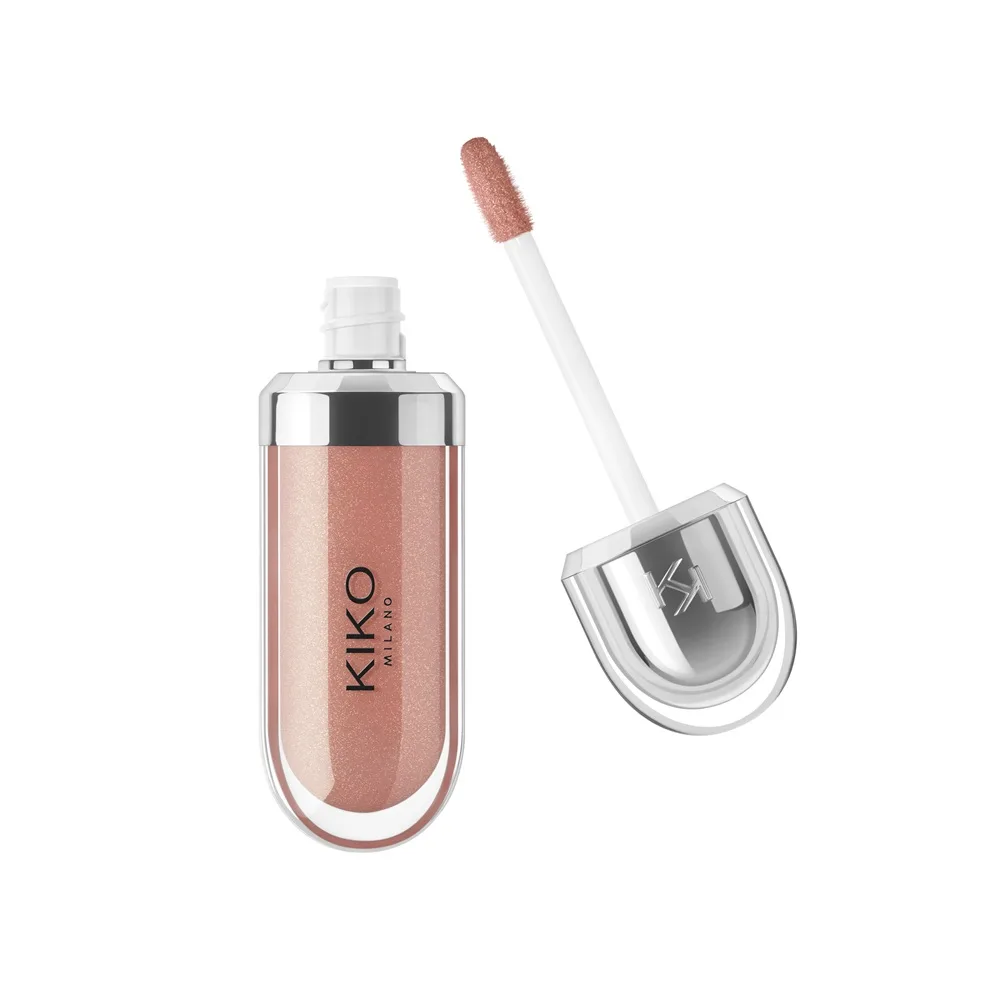 Блеск для губ KIKO Milano 3D Hydra Lipgloss смягчающий нюдовый, эффект объёма 3D, оттенок 19 Cream Cashmere, 6.5 мл