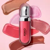 Блеск для губ KIKO Milano 3D Hydra Lipgloss прозрачный смягчающий, эффект 3D, 01 Clear, 6.5 мл — фото 8