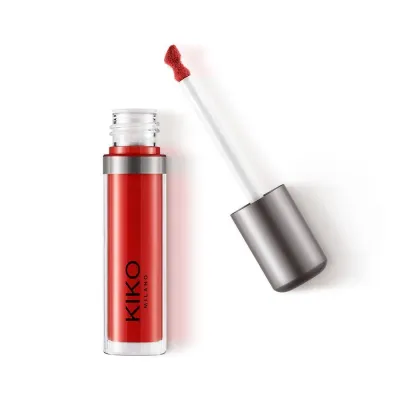 Помада для губ жидкая матовая KIKO Milano Lasting Matte Veil Liquid Lip Colour 11 Classic Red матовый финиш, стойкая, 4 мл