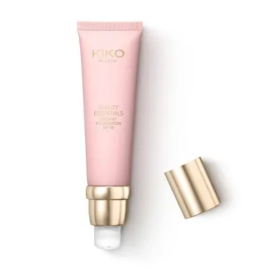 Тональный крем KIKO Milano Beauty Essentials Radiant Foundation SPF15 04 Honey увлажняющий, сияющий финиш, 25 мл