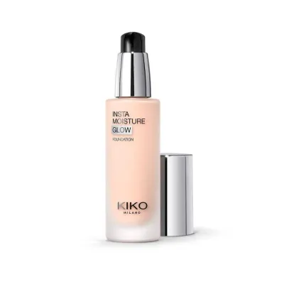 Тональный крем KIKO Milano Instamoisture Glow Foundation 2 Rose увлажняющий, очень светлый, холодный подтон, 30 мл