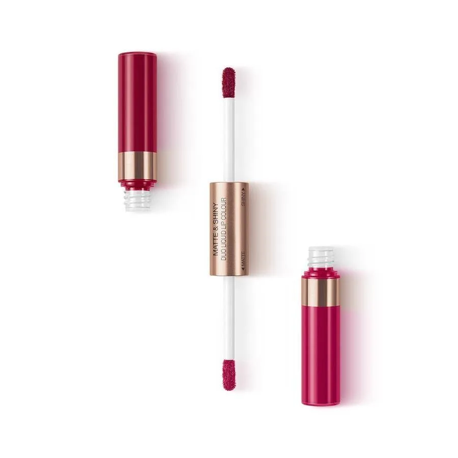 Помада для губ жидкая KIKO Milano Matte & Shiny Duo Liquid Lip Colour 07 Dual Soul матовый и глянцевый финиш, 7 мл