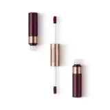 Помада для губ жидкая KIKO Milano Matte & Shiny Duo Liquid Lip Colour 02 Posh & Dark матовая и глянцевая 2 в 1, 7 мл — фото 1
