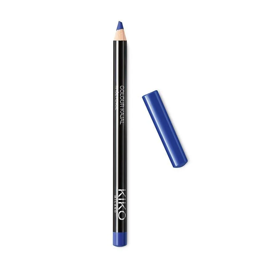 Карандаш для глаз KIKO Milano Colour Kajal 09 Blue кремовый каял для слизистой, насыщенный цвет, 1.6 г