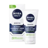 Крем для лица мужской NIVEA Men Sensitive успокаивающий увлажняющий, для чувствительной кожи, без отдушек, 75 мл — фото 1