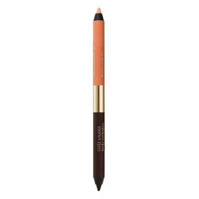 Карандаш для глаз Estee Lauder Smoke And Brighten Kajal Eyeliner Duo Bordeaux/Ivory кремовый двусторонний, 0.5 г