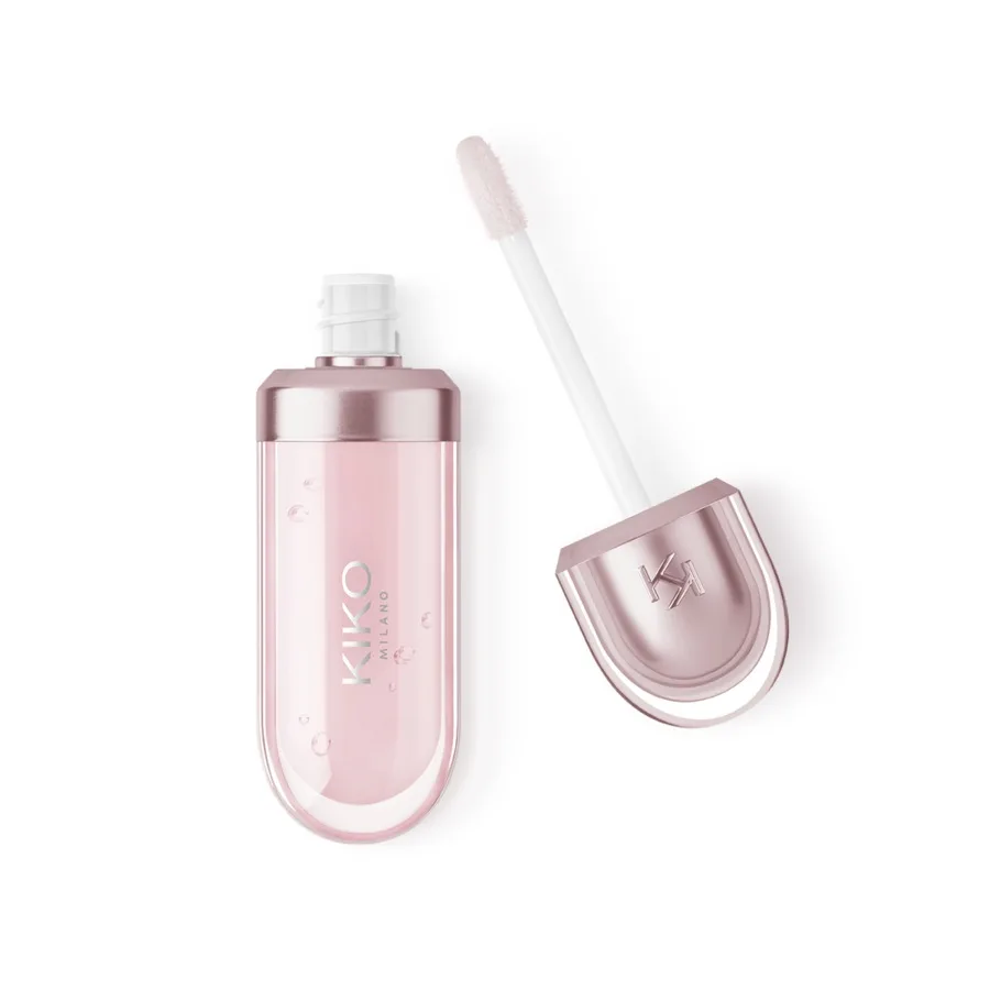 Масло для губ KIKO Milano 3D Hydra Lip Oil 03 Glossed Glass увлажняющее, прозрачное с зеркальным блеском, 6,5 мл