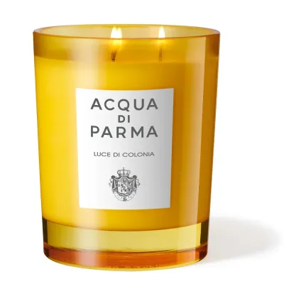 Свеча ароматическая Acqua di Parma Luce di Colonia цитрусово-древесная, парафин и соевый воск, 500 г