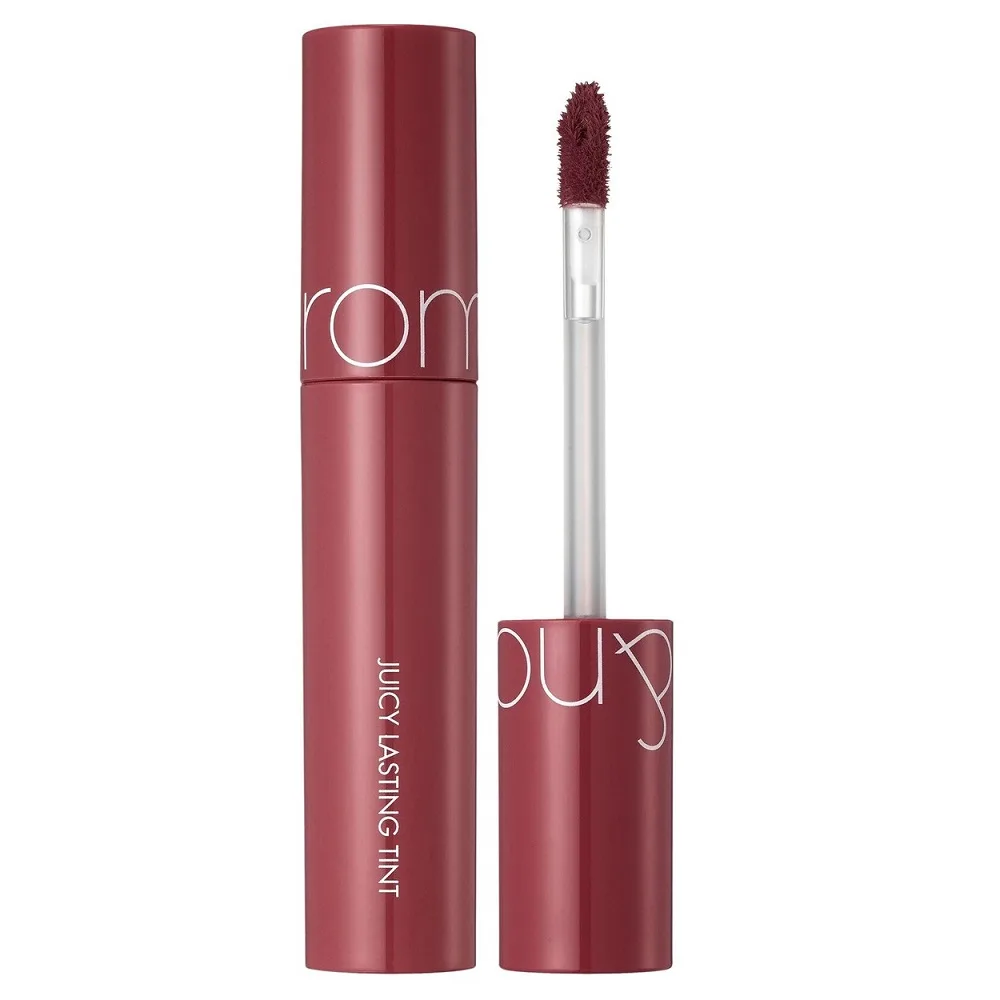Тинт для губ Romand Juicy Lasting Tint глянцевый стойкий, плотный пигмент, оттенок 19 Almond Rose, 5.5 г