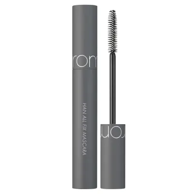 Тушь для ресниц rom&nd Han All Fix Mascara V01 Volume Black объёмная, водостойкая, плоская щёточка, 7 г