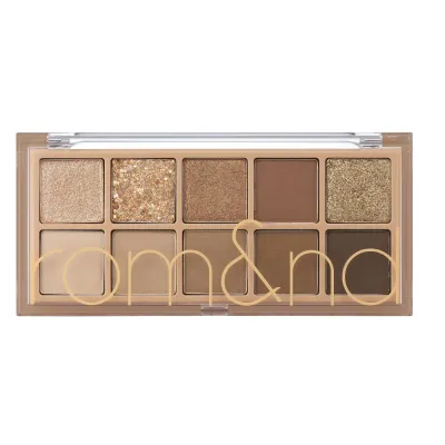 Палетка теней для век Romand Better Than Palette матовые и блестящие оттенки, 02 Mahogany Garden, 7.5 г