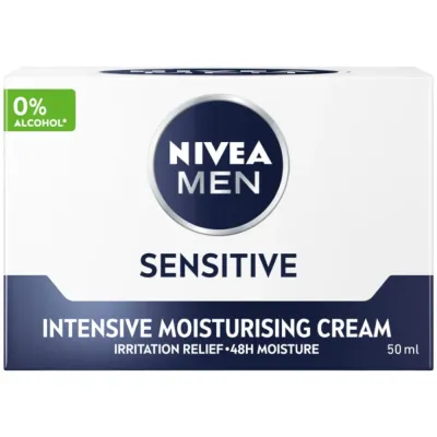 Крем для лица NIVEA Men Sensitive мужской увлажняющий успокаивающий, для чувствительной кожи, 50 мл