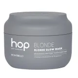 Маска для волос Montibello Hop Blonde Glow для блонда и осветлённых волос, нейтрализует нежелательные оттенки, 200 мл — фото 1