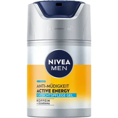 Крем-гель для лица NIVEA Men Active Energy с кофеином, увлажняющий, для мужчин, 50 мл
