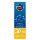 Крем для лица NIVEA Sun Alpin солнцезащитный SPF50, защита от солнца, холода и ветра, 50 мл — фото 1