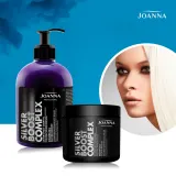 Шампунь оттеночный Joanna Professional Silver Boost Complex для блонда, нейтрализует желтизну, 500 г — фото 3