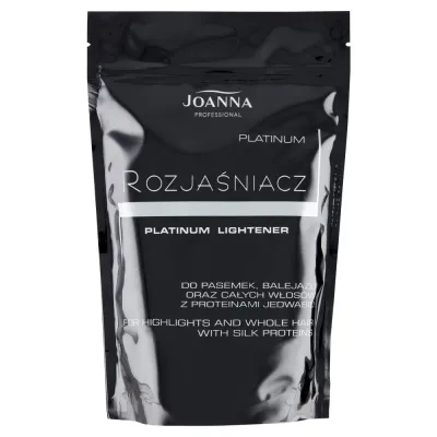 Пудра осветляющая для волос Joanna Professional Platinum Lightener с протеинами шёлка, непылящая, 450 г