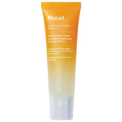 Крем солнцезащитный для лица Murad Multi-Vitamin Clear Coat SPF50 прозрачный некомедогенный 50 мл