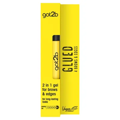 Гель для укладки got2b Glued 4 Brows Edges 2в1 брови и волосы у корней быстросохнущий 16 мл