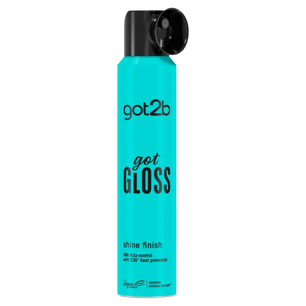 Спрей для укладки got2b Got Gloss финиш-блеск с термозащитой, 200 мл