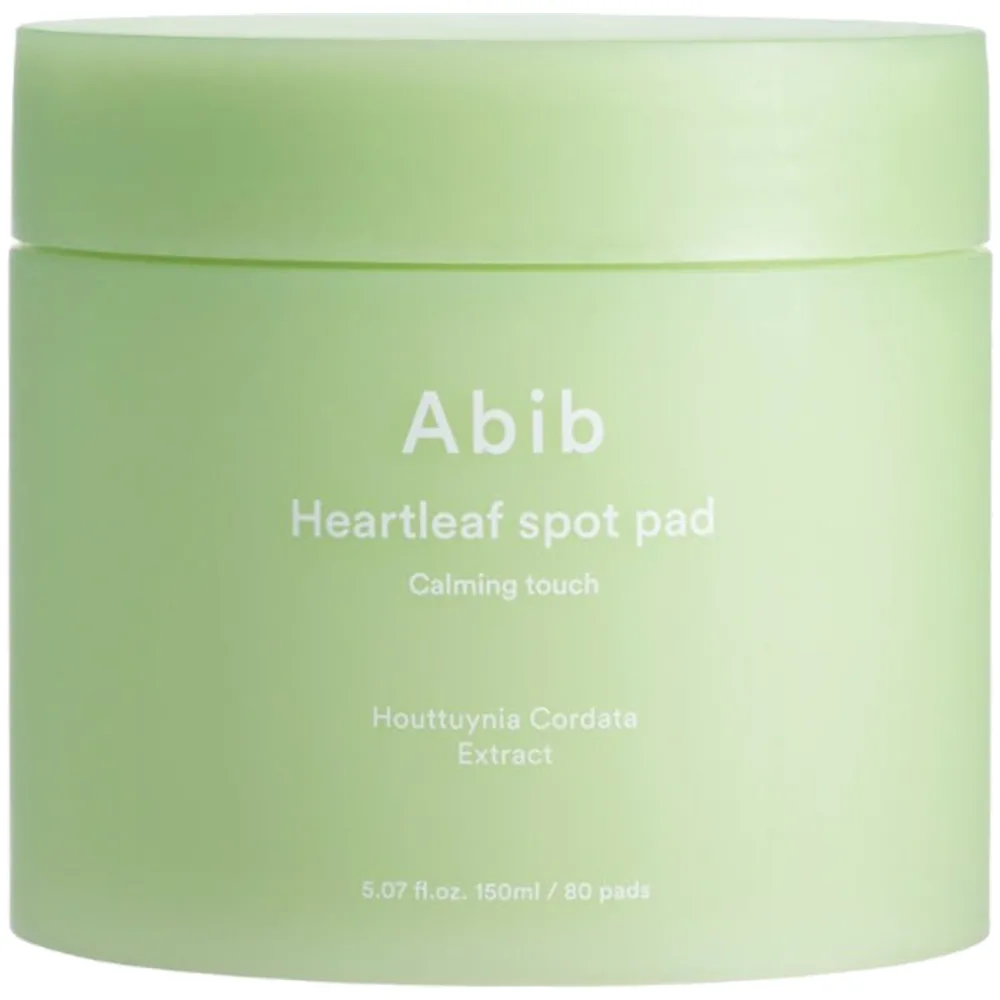 Патчи для лица Abib Heartleaf Spot Pad Calming Touch успокаивающие, для чувствительной кожи с покраснениями, 80 шт
