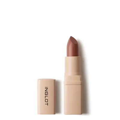 Помада для губ Inglot Creamy Soft кремовая, коричнево-нюдовый оттенок 503 Cocoa Nude, 4,4 г