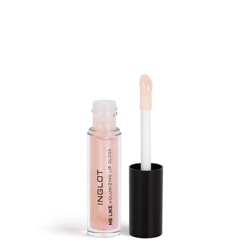Блеск для губ Inglot Me Like Peachy Sheen 64 с эффектом объёма, персиковый, 4,8 мл