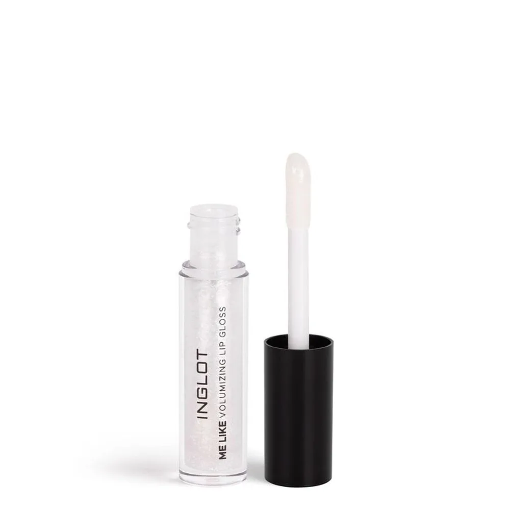 Блеск для губ Inglot Me Like Sparkling Finish 63 с эффектом объёма, искристый глянец, 4,8 мл