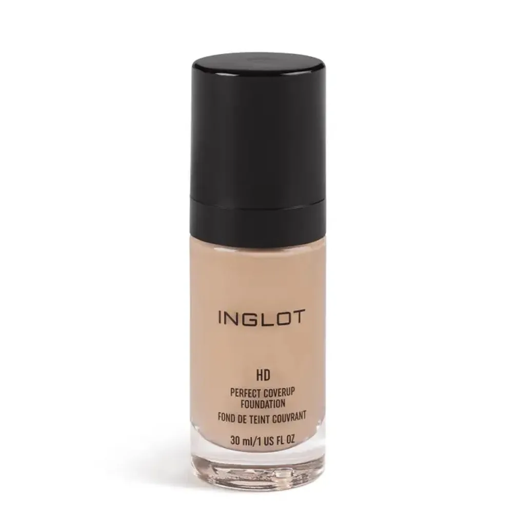Тональный крем Inglot HD Perfect Coverup матовый, плотное покрытие, оттенок 73, 30 мл