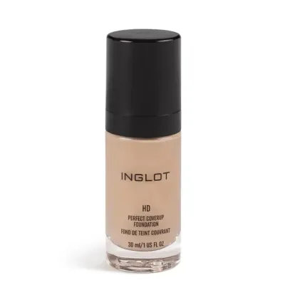Тональный крем Inglot HD Perfect Coverup матовый, плотное покрытие, оттенок 73, 30 мл