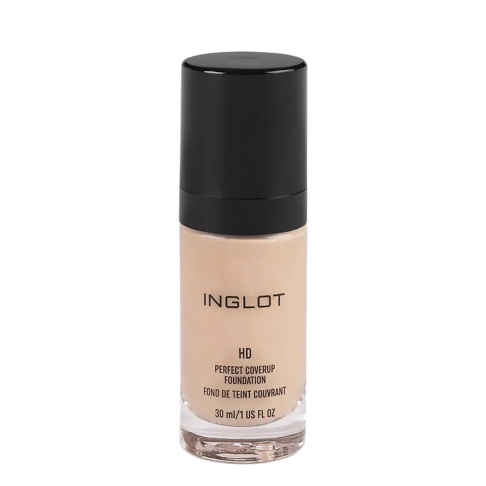 Тональный крем Inglot HD Perfect Coverup матовый, стойкий, оттенок 71, 30 мл