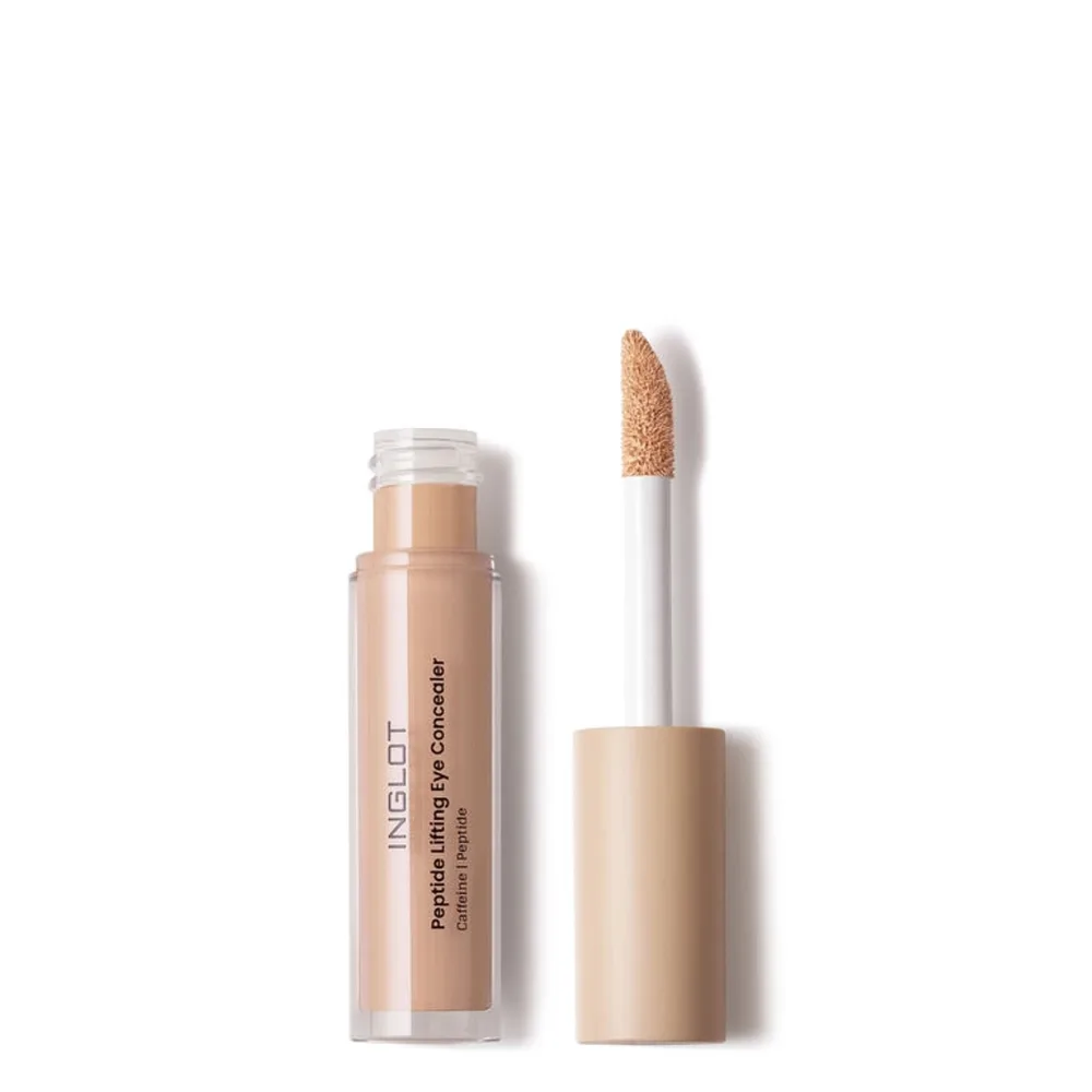 Консилер под глаза Inglot 205 Neutral Beige с пептидами, маскирующий, 4,6 мл
