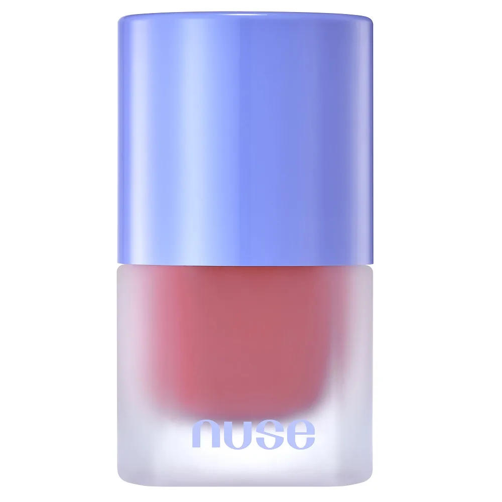 Румяна для лица Nuse Liquid Care Cheek жидкие сливовые 07 Plum Pot, холодный подтон, 16 мл