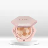 Кушон тональный Elroel Blending Compact Cushion корректирующий, сияние и маточное молочко, оттенок 21 Light Beige, 12.5 г — фото 3