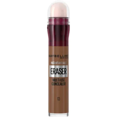 Корректор для лица Maybelline Instant Anti-Age Eraser 13 Cocoa с губкой-аппликатором, среднее покрытие, 6,8 мл