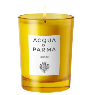 Свеча ароматическая Acqua di Parma Grazie цветочная, роза и иланг-иланг, до 50 часов, 200 г