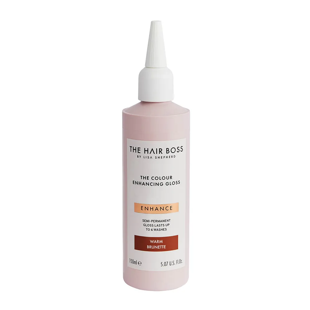 Тонирующее средство для волос The Hair Boss Colour Enhancing Gloss оттенок Warm Brunette, 150 мл