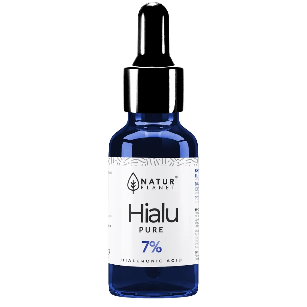 Сыворотка для лица Natur Planet Hialu Pure 7% с гиалуроновой кислотой, увлажняющая гелевая, 30 мл
